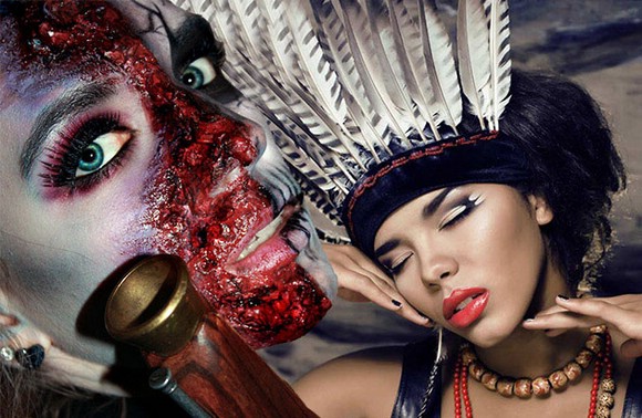 Макияж на Хэллоуин Макияж на Хэллоуин