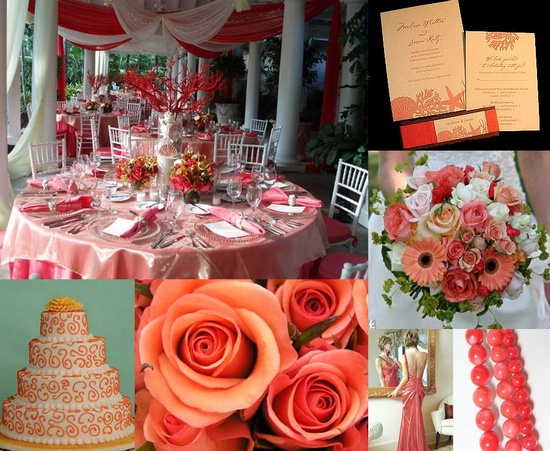 Свадьба в коралловом цвете Свадьба в коралловом цвете