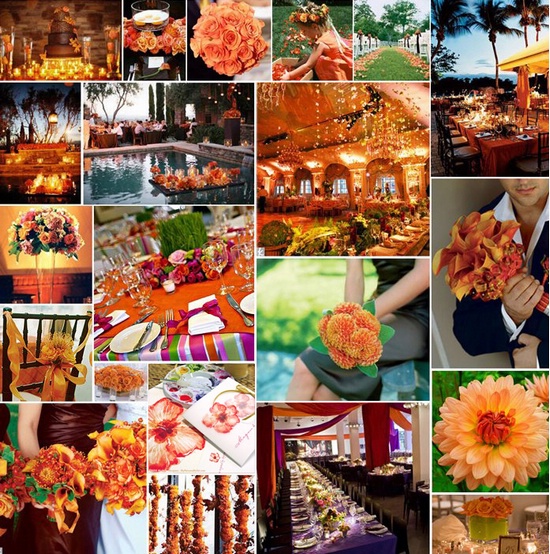 Свадьба в оранжевом цвете Свадьба в оранжевом цвете