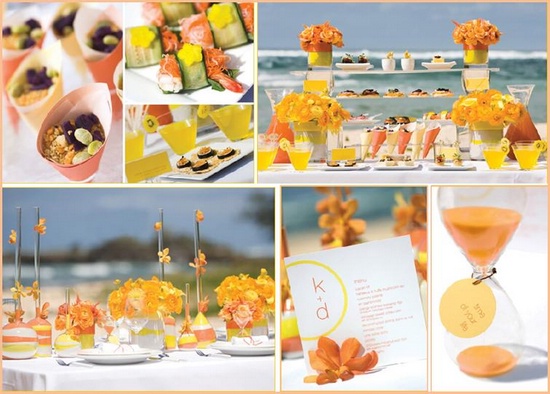 Свадьба в оранжевом цвете Свадьба в оранжевом цвете