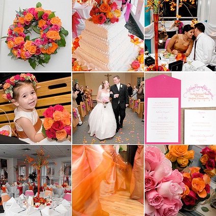 Свадьба в оранжевом цвете Свадьба в оранжевом цвете
