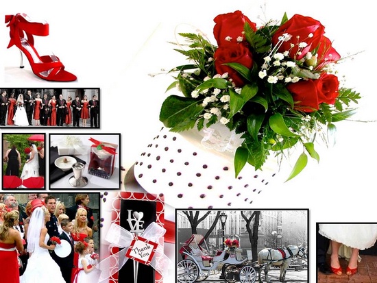 Свадьба в красном цвете Свадьба в красном цвете