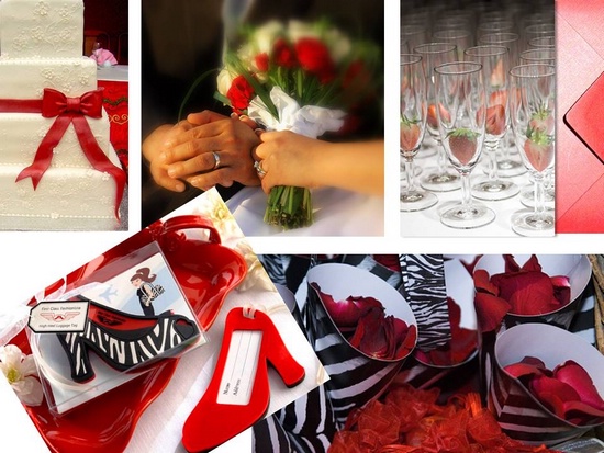 Свадьба в красном цвете Свадьба в красном цвете