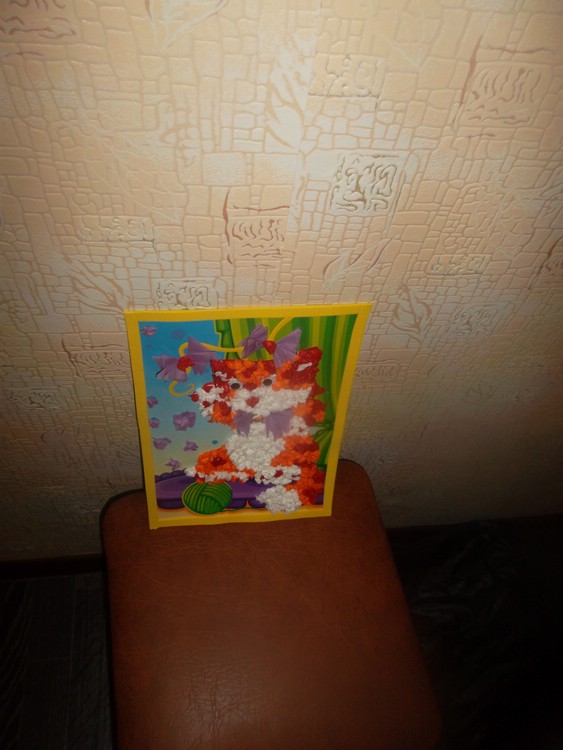 Картина в технике рамплинг Картина в технике рамплинг