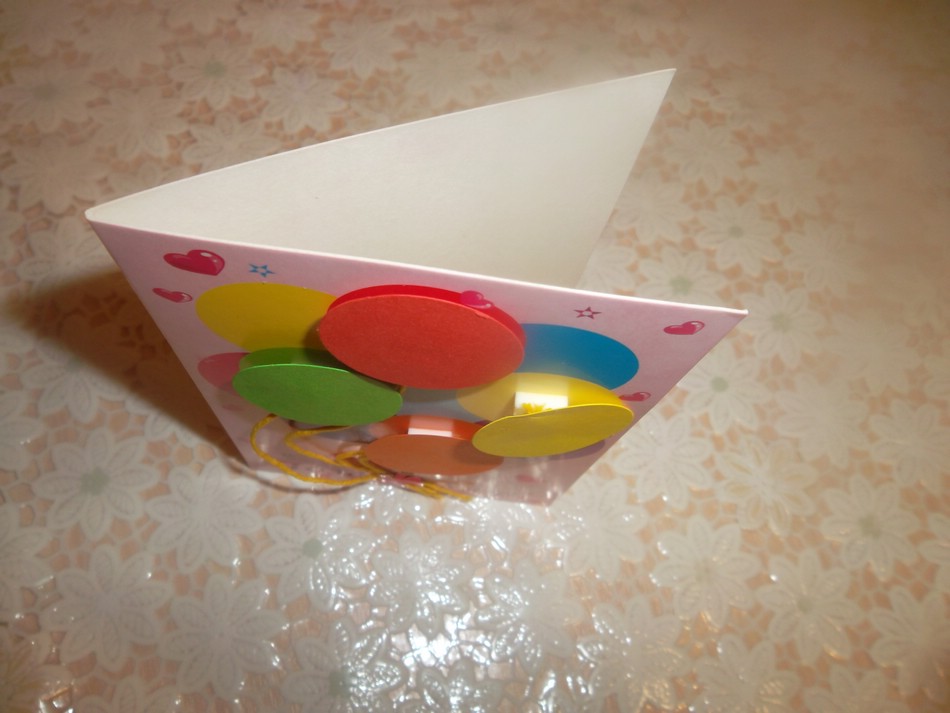 Объемная поздравительная открытка Объемная поздравительная открытка