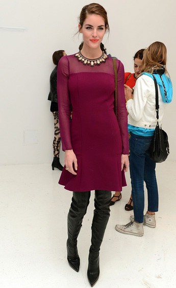 Как носить сапоги выше колена Как носить сапоги выше колена