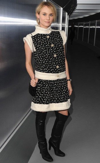 Как носить сапоги выше колена Как носить сапоги выше колена