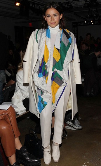 В моде шарфы с узорами В моде шарфы с узорами