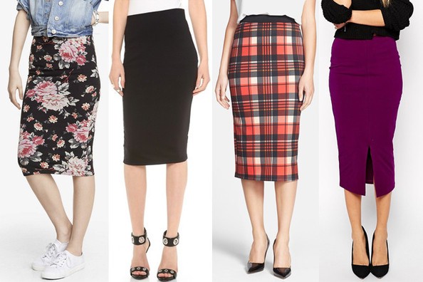 Как носить миди юбку-карандаш Как носить миди юбку-карандаш