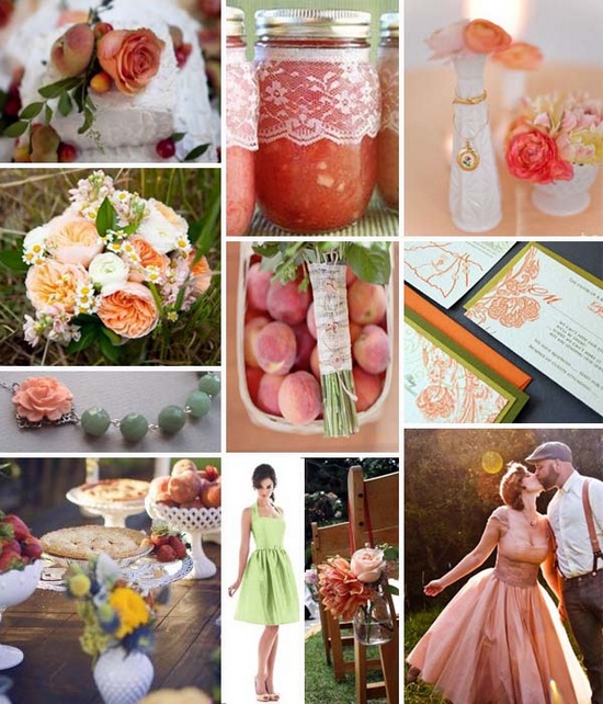 Свадьба персикового цвета Свадьба персикового цвета