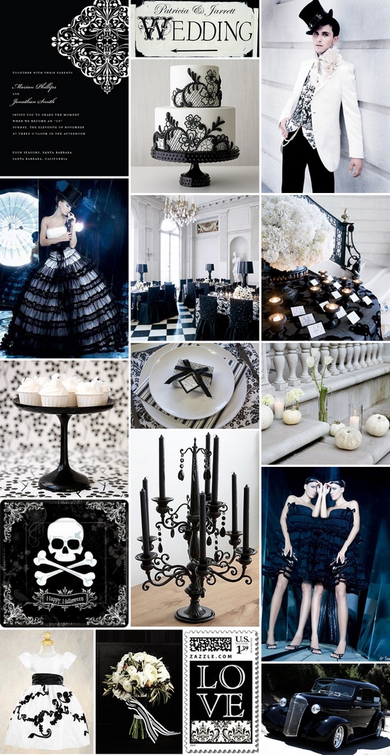 Свадьба в черном цвете Свадьба в черном цвете