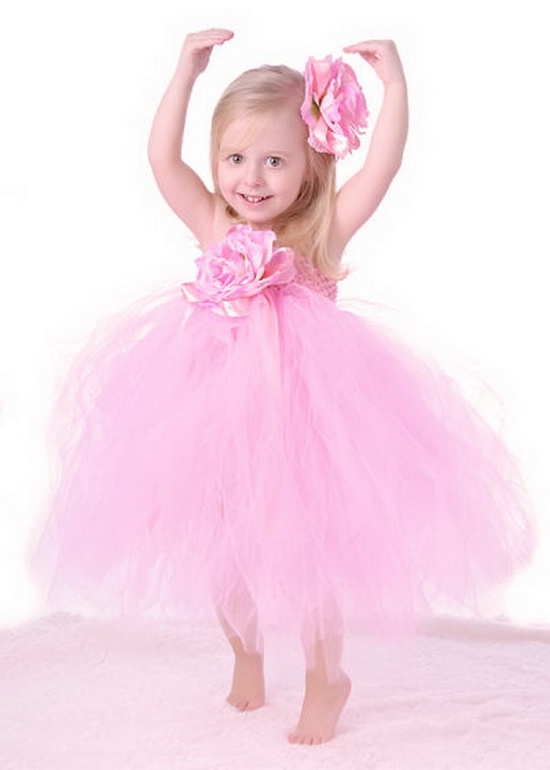 Платья с пачкой для девочек Платья с пачкой для девочек