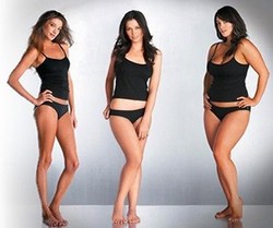 Девушки с разным весом