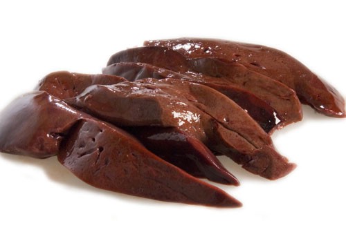 Свежая говяжья печень