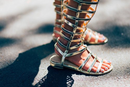 сандалии-гладиаторы