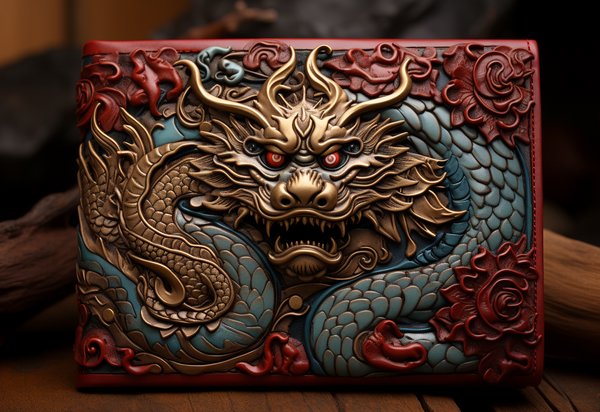 Кошелек насыщенного красного цвета